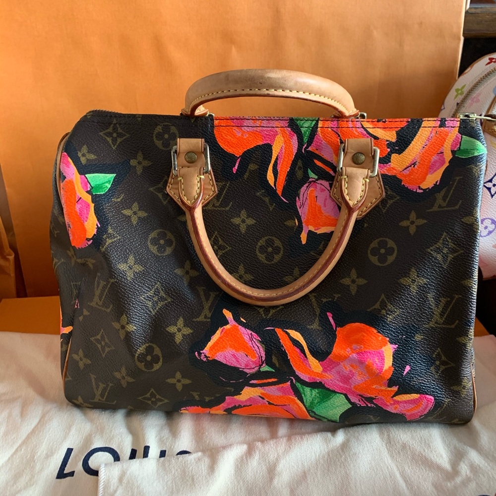 ❌Sold❌LOUIS VUITTON Monogram Stephen Sprouse Roses - Picture 1 of 8